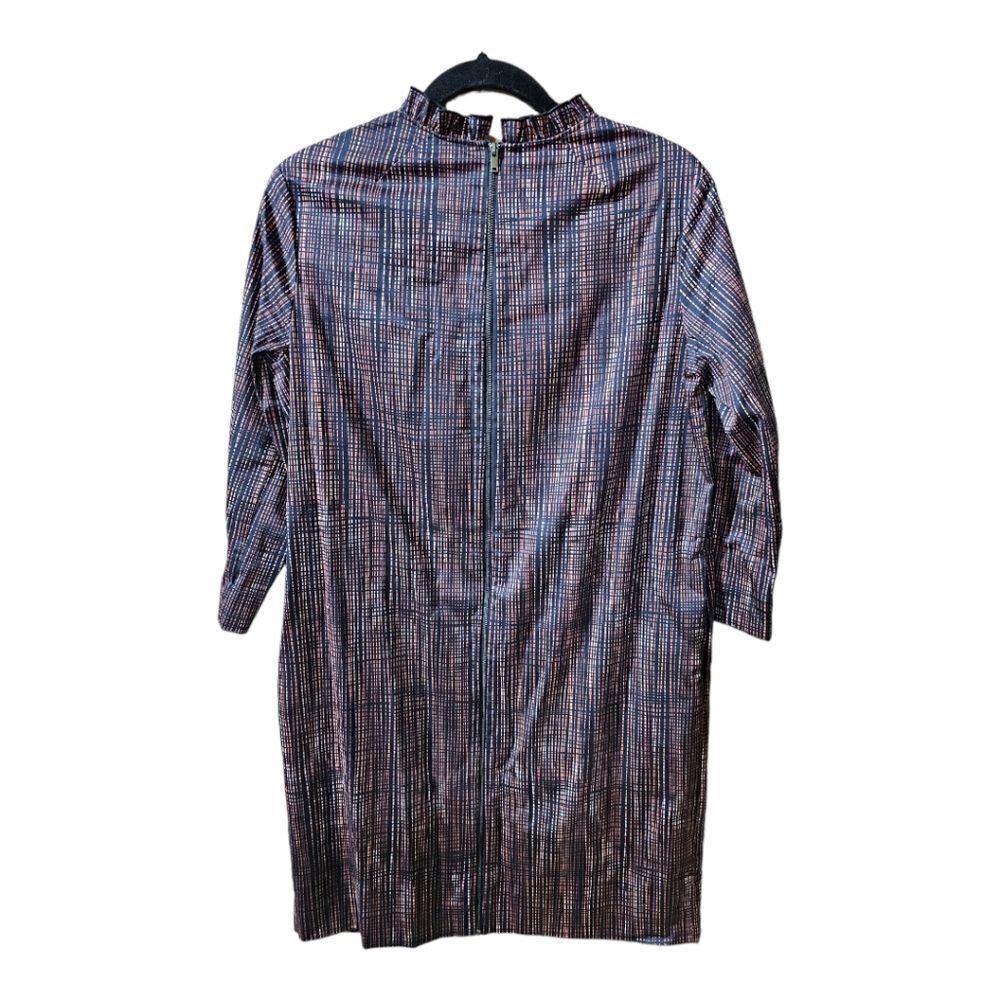 COS Printed‎ Ruffled Collar Tunic Dress - Size 10 - Picture 3 of 10